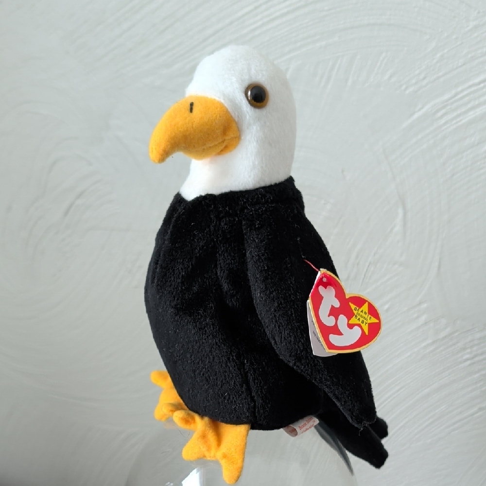 Ty Original Beanie Baby Baldy With PVC Pellets